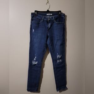 Womens 711 Levi's Mid Rise Jeans
